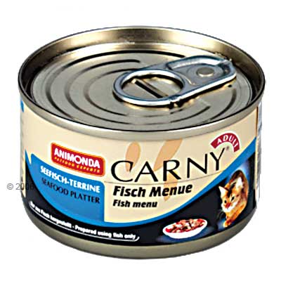 Animonda Carny Fisch Menü 12 x 100 g - Seefisch-Terrine
