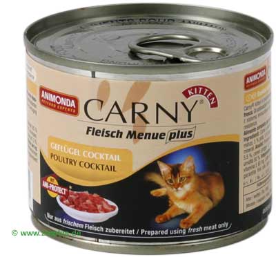 Animonda Carny Kitten 6 x 200 g - Huhn & Kaninchen