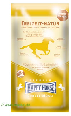 Happy Horse Freizeit-Natur M�sli Pferdefutter - 15 kg