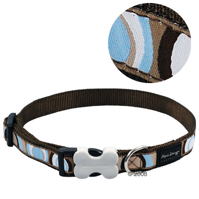 Red Dingo Hundehalsband Circadelic - - Gr.M: 30 - 45 cm Halsumfang, 18 mm breit