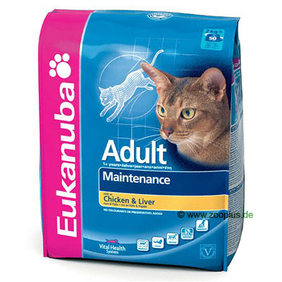 Ihre Treuepr�mie: 2 kg Eukanuba Cat - - Adult Hairball Huhn & Leber