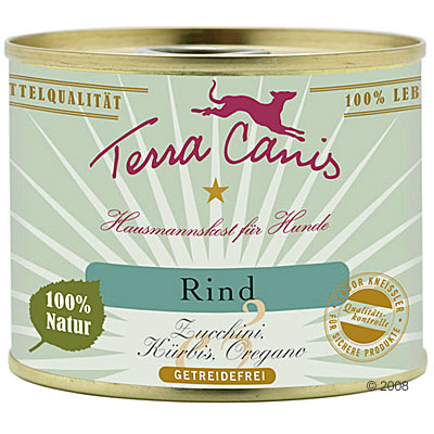 Terra Canis Sensitive 6 x 200 g - Seelachs mit Tomaten, Zucchini & Dill