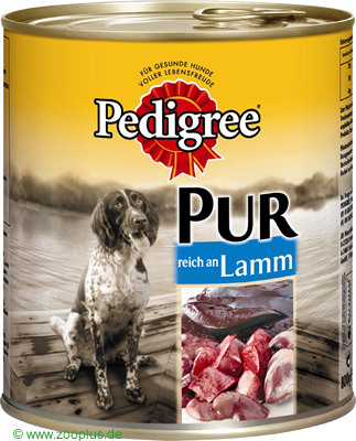 Pedigree Pur 6 x 800 g - reich an gr�nem Pansen