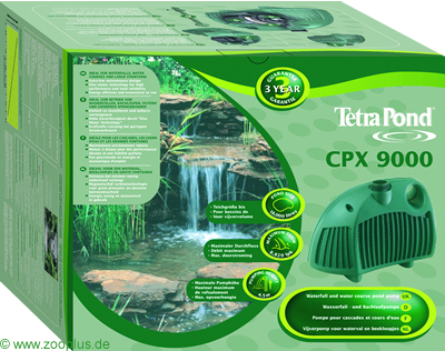 TetraPond CPX Bachlauf- und Wasserfallpumpe - CPX  9000