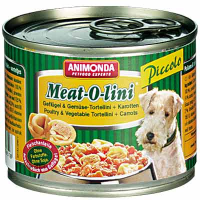 Animonda Meat-O-lini Piccolo 6 x 200 g - Geflügel & Kräutertorte