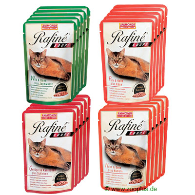 Mixed Megapack Animonda Rafin� Soup� 20 x 100 g - Senior: 2 vers