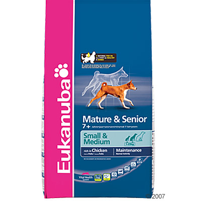 Eukanuba Mature & Senior kleine & mittelgroße Rassen - 15 kg