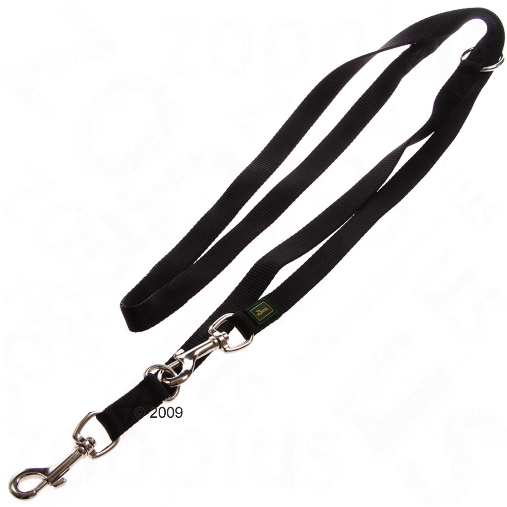 Hunter Hundeleine Vario Basic Schwarz - - 200 cm lang, 2 cm breit Preisvergleich