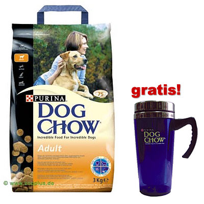 Dog Chow 15 kg Thermosbecher - Junior