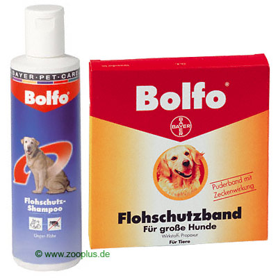 Bolfo Flohschutz-Set II: Shampoo  Flohhalsband - Shampoo  Flohha