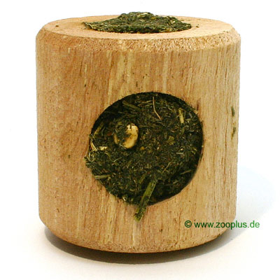 Gef�llte Holzrollle  - 7,5 X 7,5 Cm