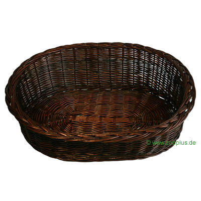Hundekorb Dunkelbraun - - 90 cm