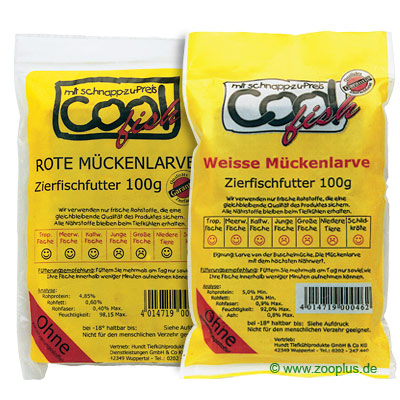 Cool Fish Frostfutter rote & wei�e M�ckenlarven - 30 x 100 g