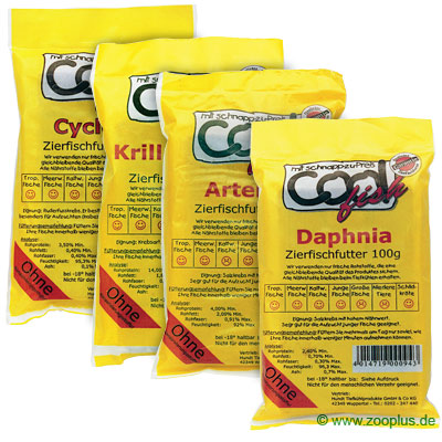 Cool Fish Frostfutter Krill & Cyclops & Artemia & Daphnia - - 30 x 100 g