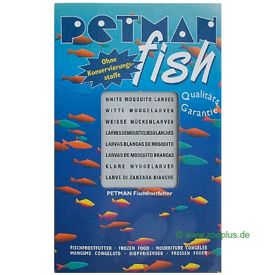 Petman Fish Frostfutter weiße Mückenlarven - 30 x 100 g