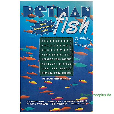 Petman Fish Frostfutter Diskus - 30 X 100 G
