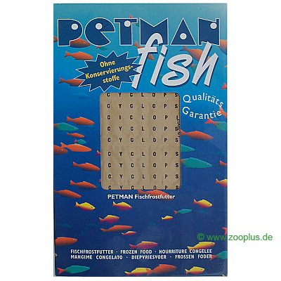 Petman Fish Frostfutter Cyclops - 15 X 100 G