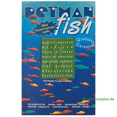 Petman Fish Frostfutter Muschelfleisch - 30 x 100 g