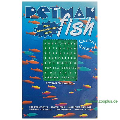 Petman Fish Frostfutter Gr�nfutter - 30 x 100 g