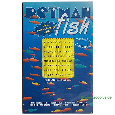 Petman Fish Frostfutter Cichliden Diät Malawi-Mix - 30 x 100 g