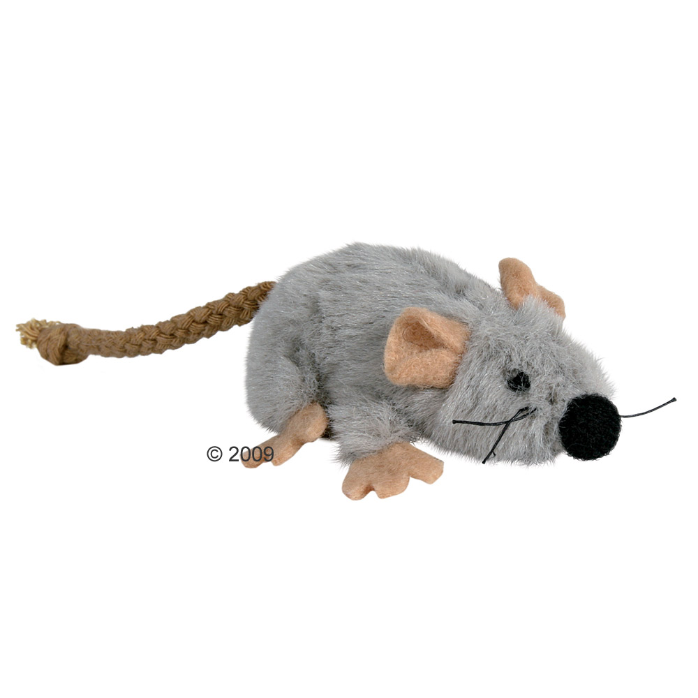 Katzenspielzeug Pl�schmaus mit Catnip - 7 cm