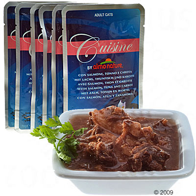 Almo Nature Cuisine 6 x 70g Thunfisch mit Languste