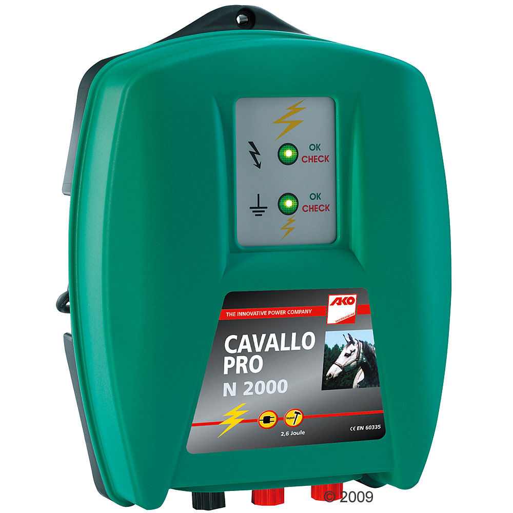 AKO Cavallo Pro N 2000 Weidezaungerät 230V Netzgerät 26 Joule