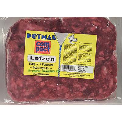 Petman Compact Frostfutter Lefzen - 22 x 500 g