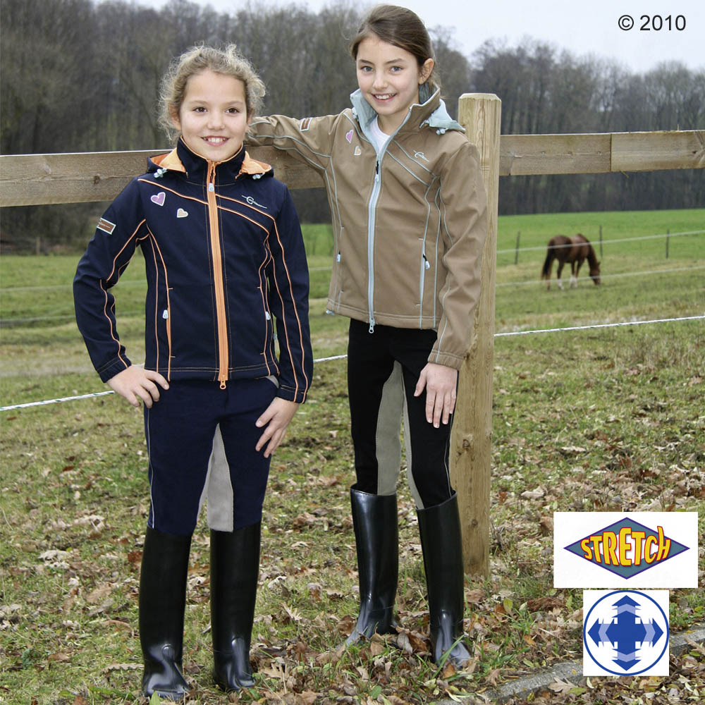 Covalliero Kinderreithose BasicStar Plus - SCHWARZ