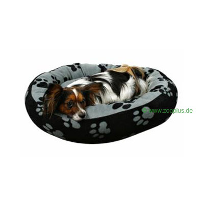 Kuschelbett Sammy schwarz grau - - 70 cm