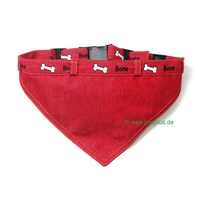 Jeans-Halstuch f�r Hunde - 25 mm x 60 cm