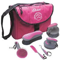 Oster Pferdepflege Putzzeug Set - - pink