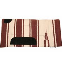 Westernpad im Navajo Muster - - beige / rot
