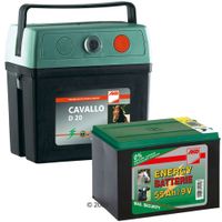 Cavallo D 20 Weidezaunger�t mit Batterie - - Set: Weidezaunger�t