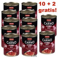 800 g Animonda GranCarno, 10 + 2 gratis! - - Multifleisch-Cocktail 162439.1