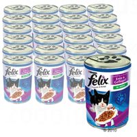 Megapack Felix Leckerbissen in Soße 24 x 400g - - Ente - Geflügel