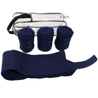Pferdebandagen aus Fleece im 4er-Pack - - blau
