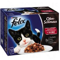 Felix Ofenschmaus in Soße 12 x 100 g - - Herzhafte Auswahl