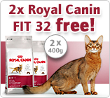2x Royal canin FIT 32 free