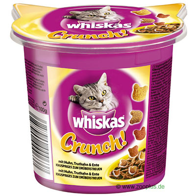 Whiskas Crunch 100 g - Huhn, Truthahn & Ente