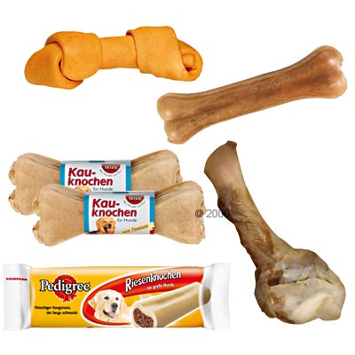 Snackpaket Kauknochen - 5 verschiedene Kauprodukte