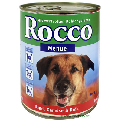 Rocco Menue 6 x 800 g - Rind, Gemüse & Reis
