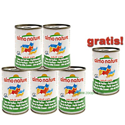 Almo Nature 140 g, 5  1 gratis - Huhn