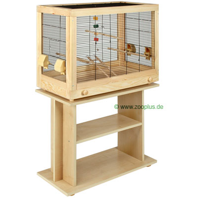 Wellensittichkäfig Mara - Maße: 78 cm x 43 cm x 62 cm