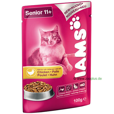 Iams Senior 6 x 100 g - Senior Huhn in So�e