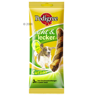 Pedigree Leicht & Lecker Curlies - 3 Stk.