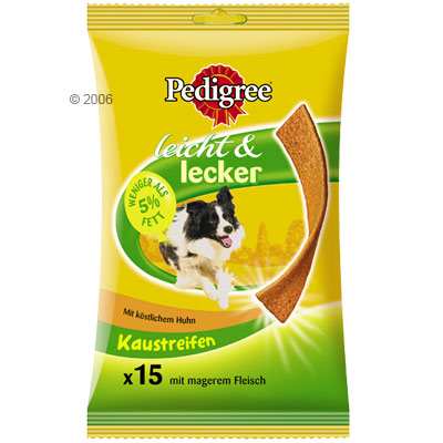Pedigree Leicht & Lecker Kaustreifen 15 Stk.