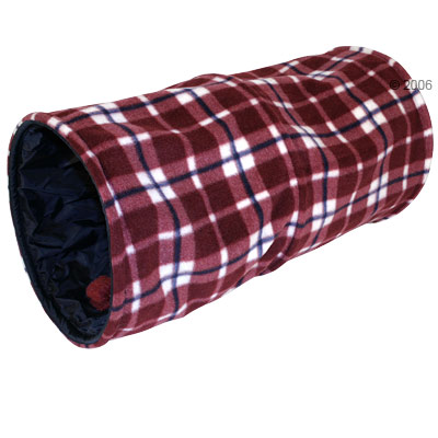 Katzentunnel rot - Ma�e: 46 x 23 cm