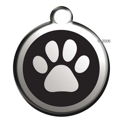 Glücksanhänger Happy Paw - 3 cm Durchmesser