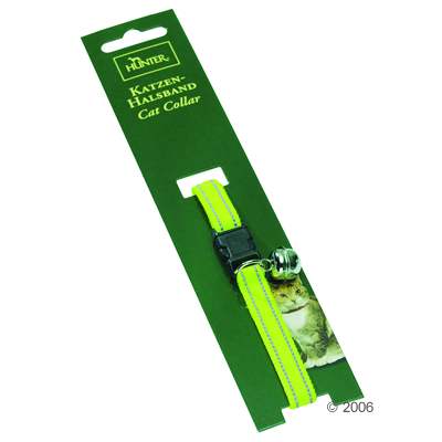 Hunter Katzenhalsband Flashlight - gelb